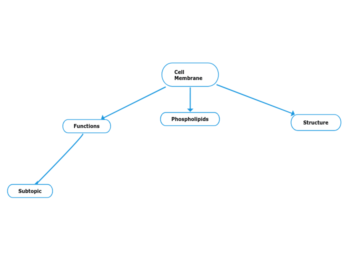 Cell Membrane Mind Map 3381